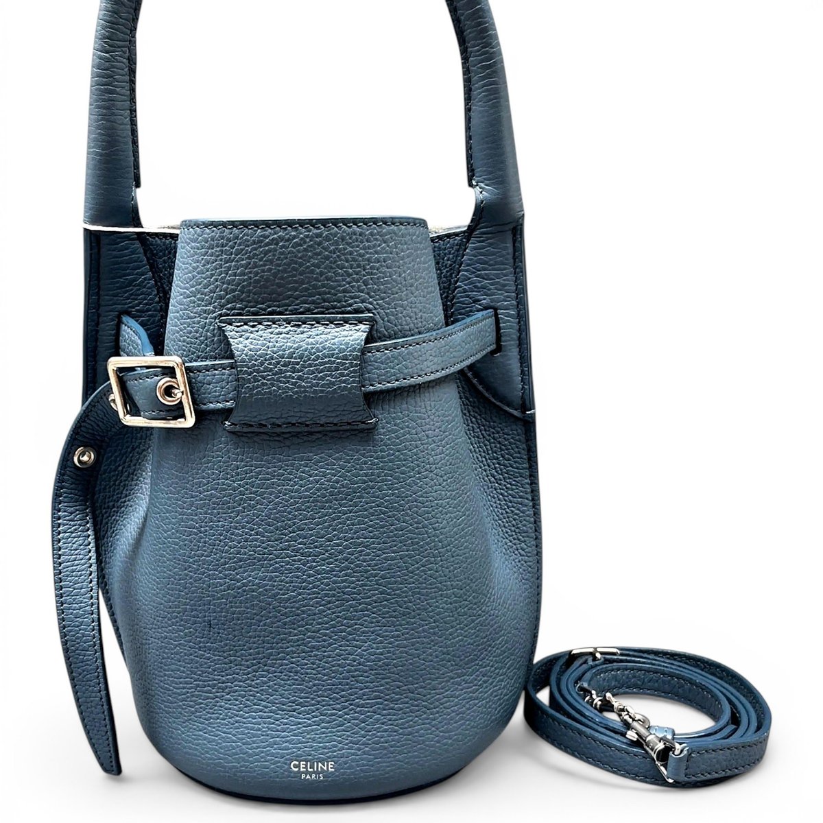 Biker leather crossbody bag