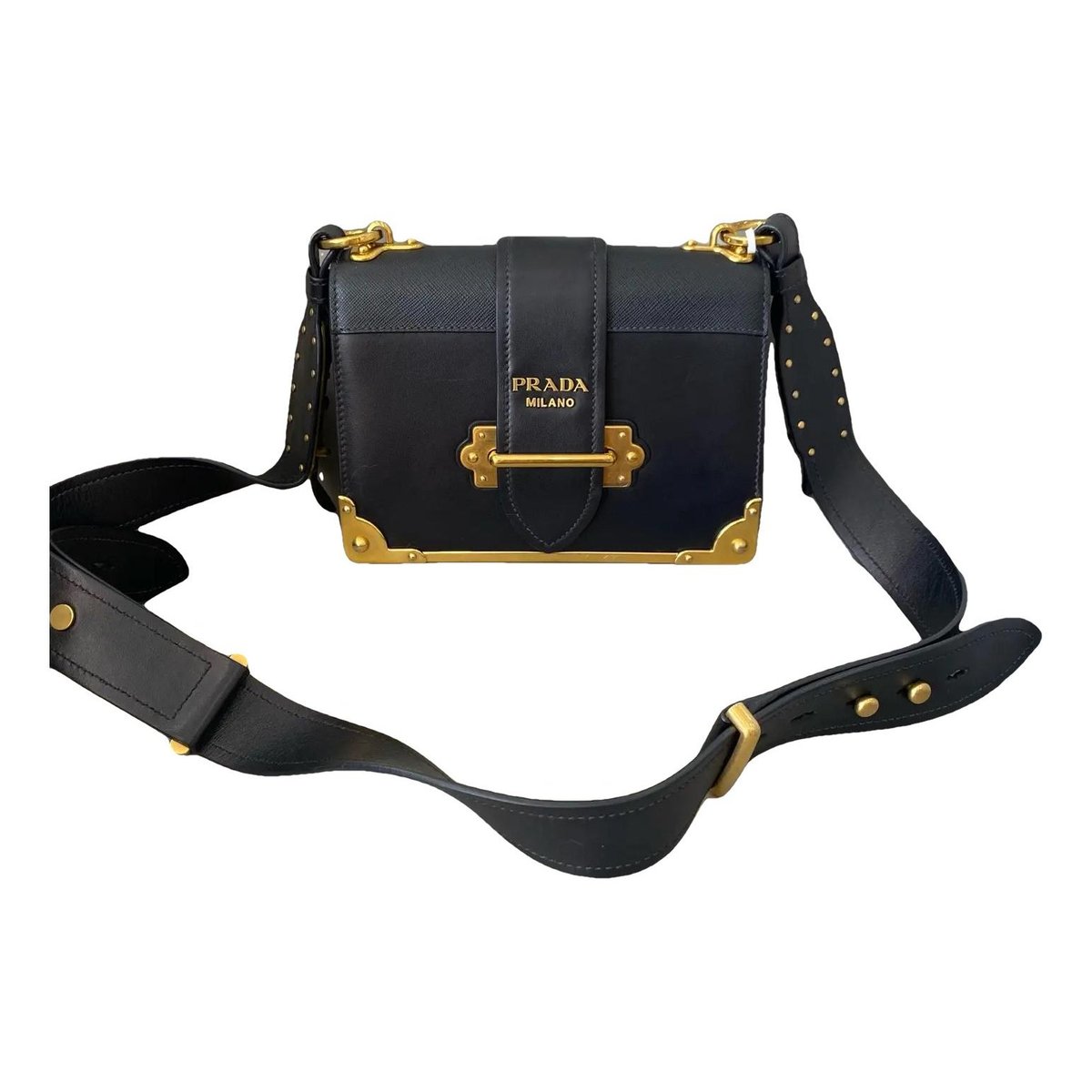 Cahier leather crossbody bag