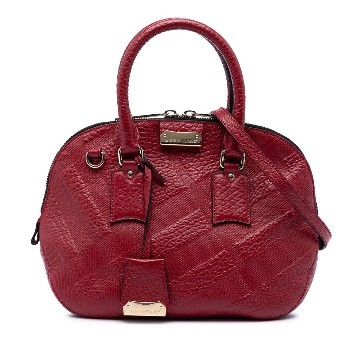 Orchard leather bowling bag