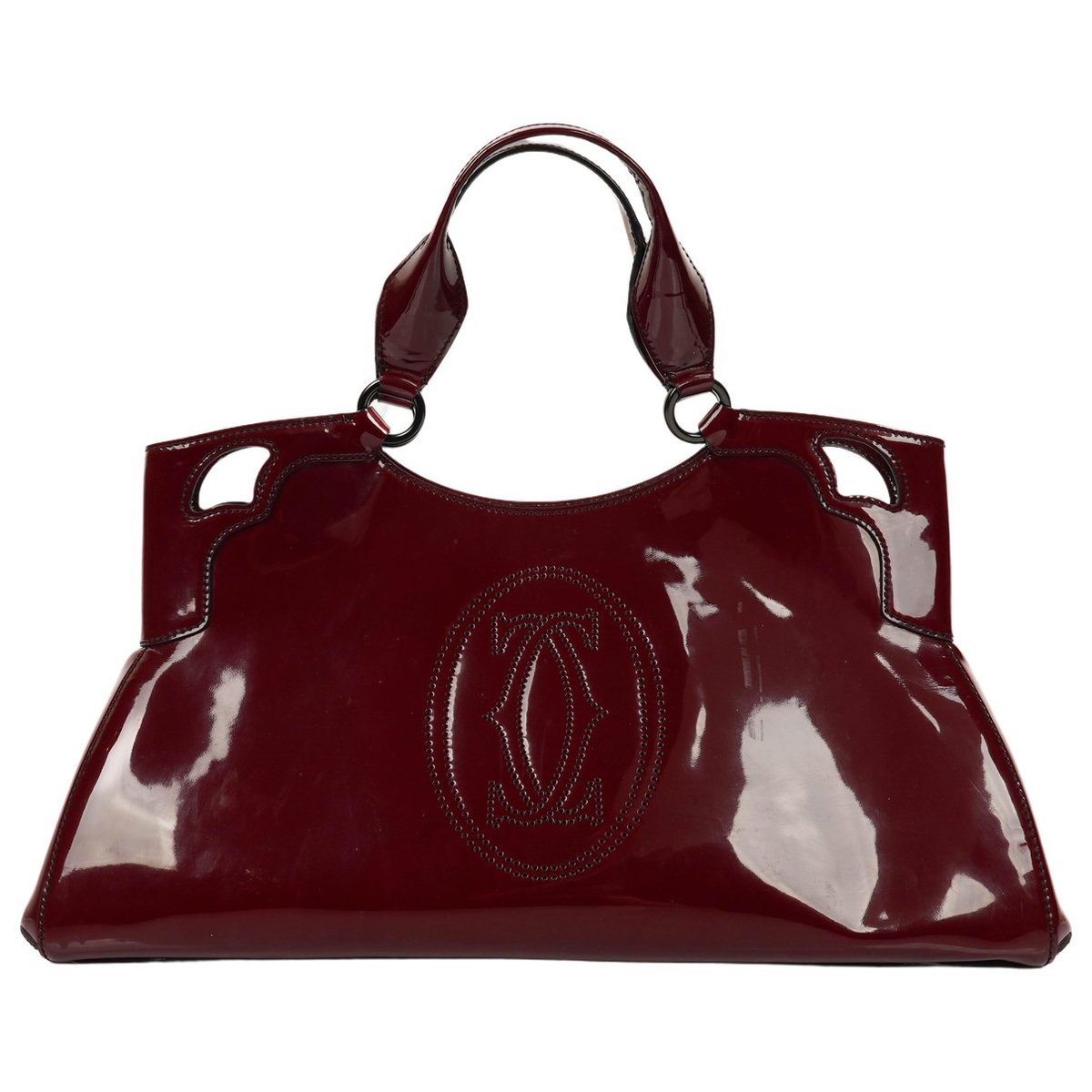 Marcello patent leather handbag