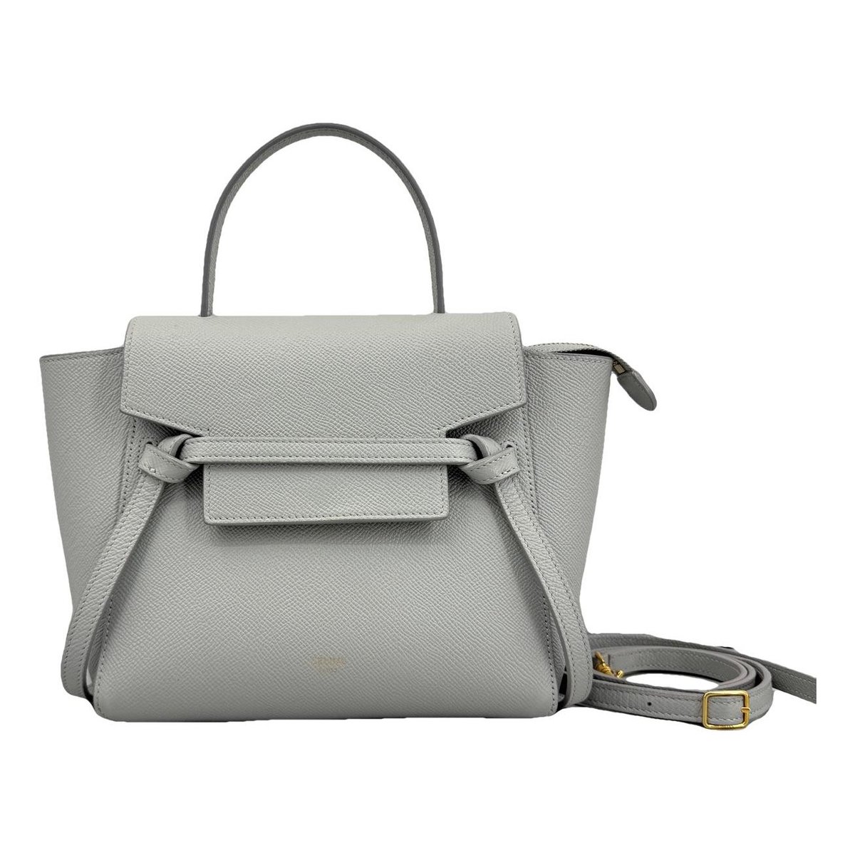 Belt leather handbag