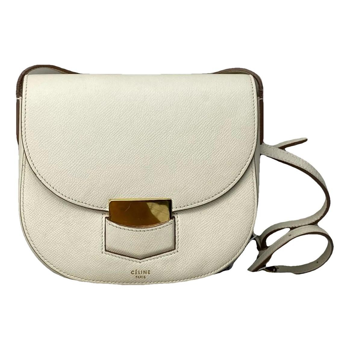 Trotteur leather crossbody bag