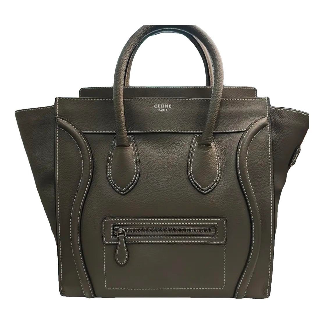 Luggage leather handbag