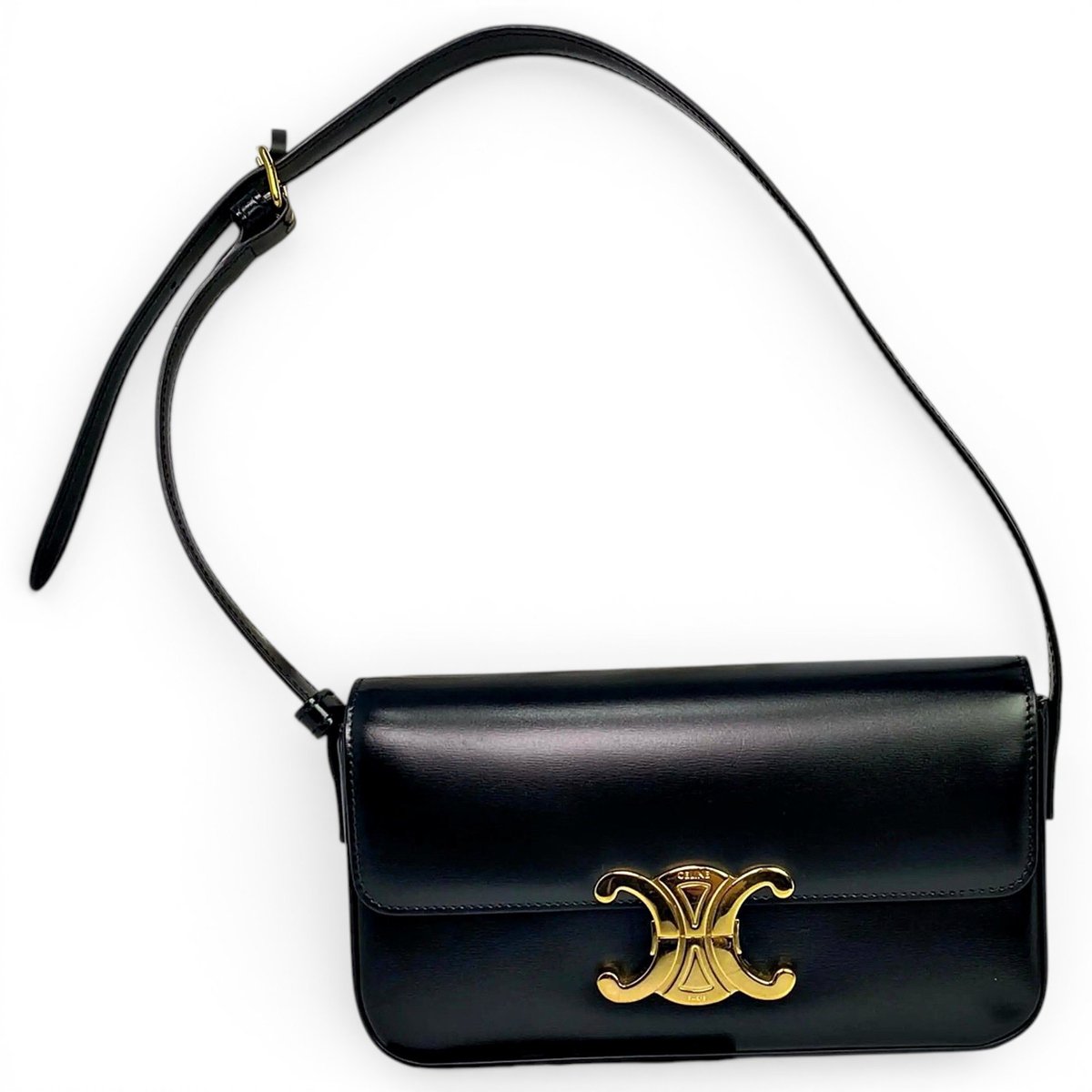 Triomphe leather crossbody bag
