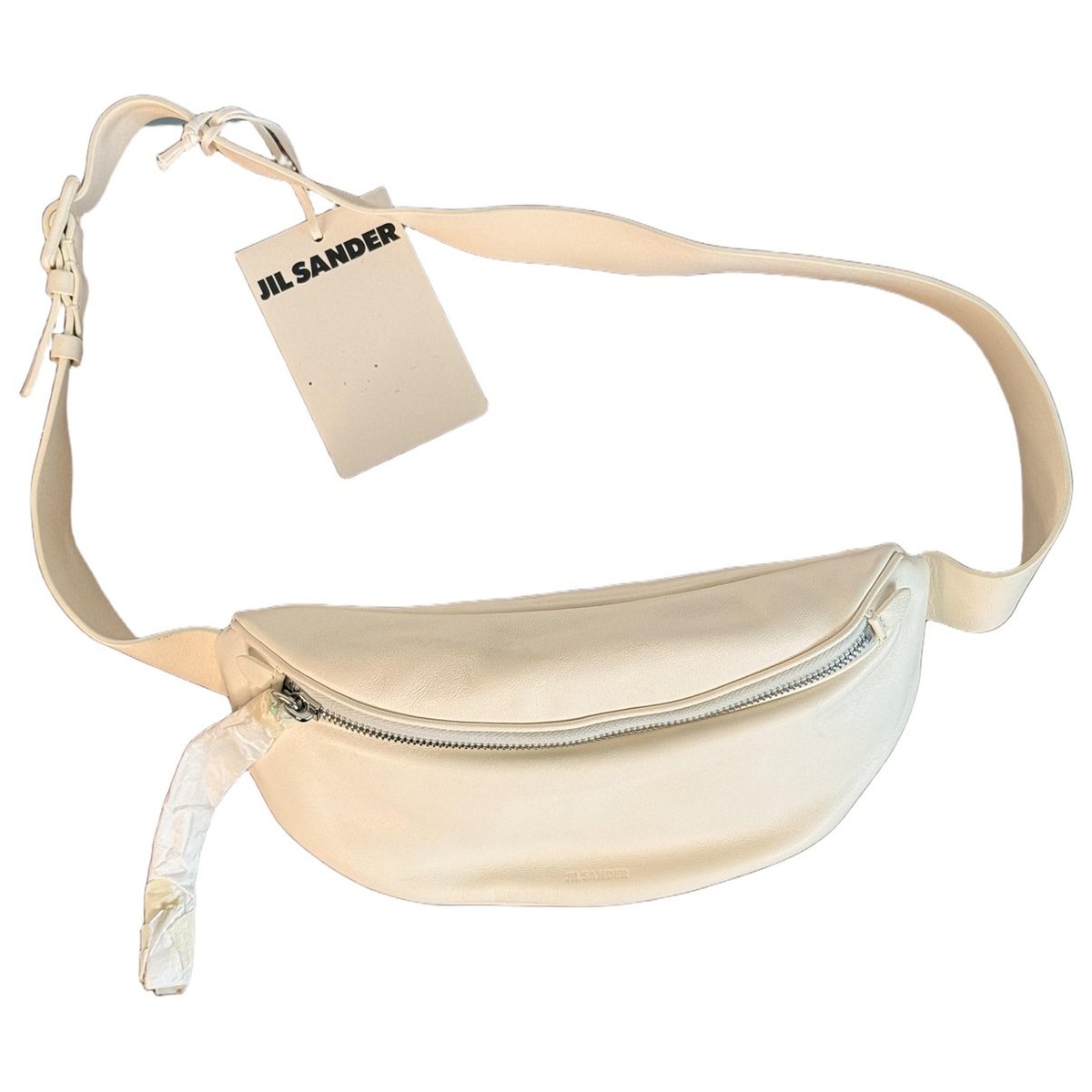 Leather clutch bag