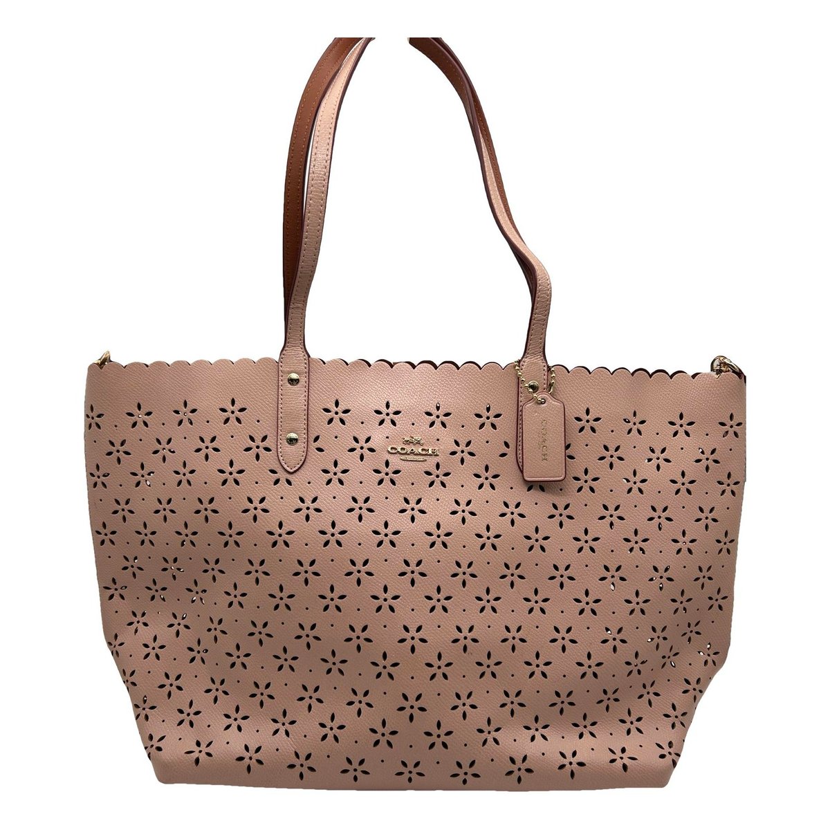 Leather tote
