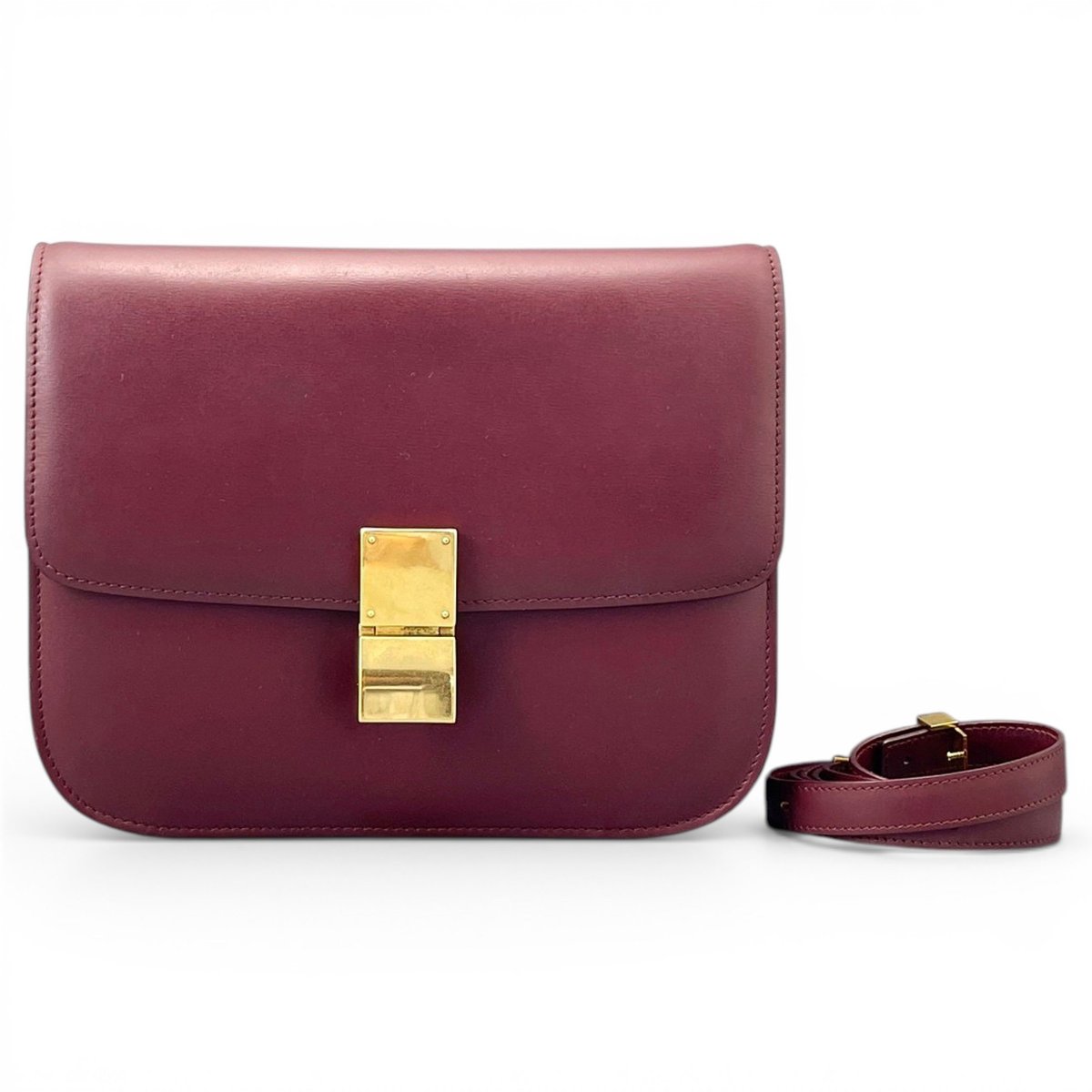 Classic leather handbag