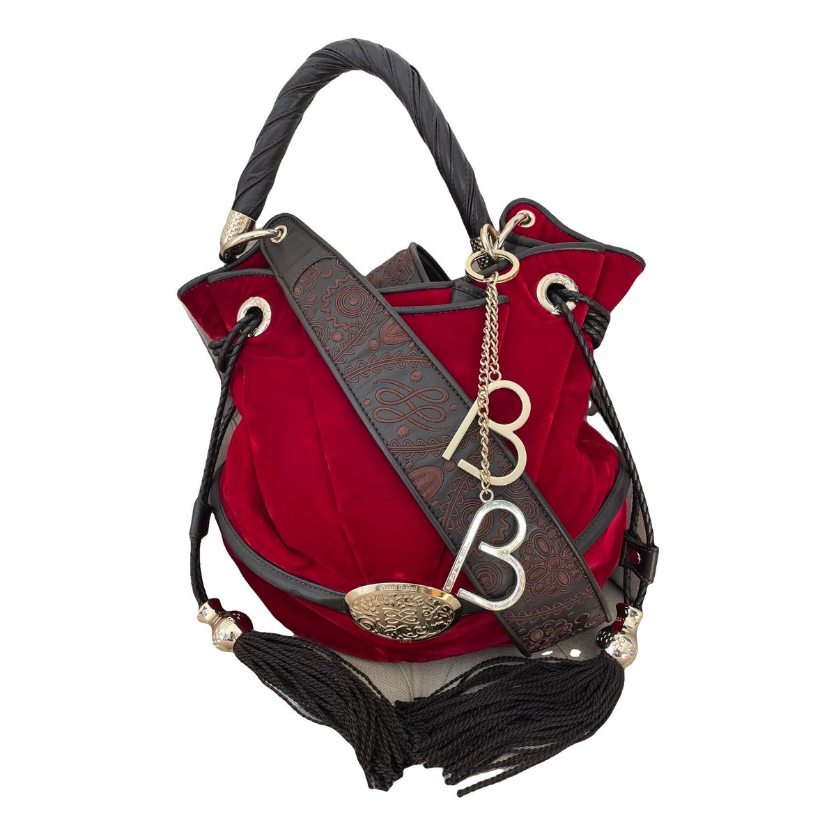 Brigitte Bardot velvet handbag