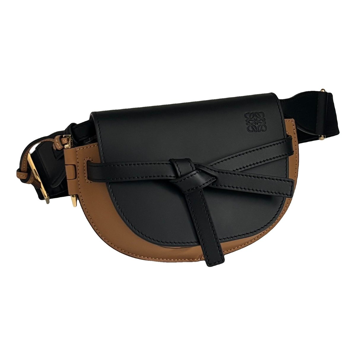 Gate leather crossbody bag
