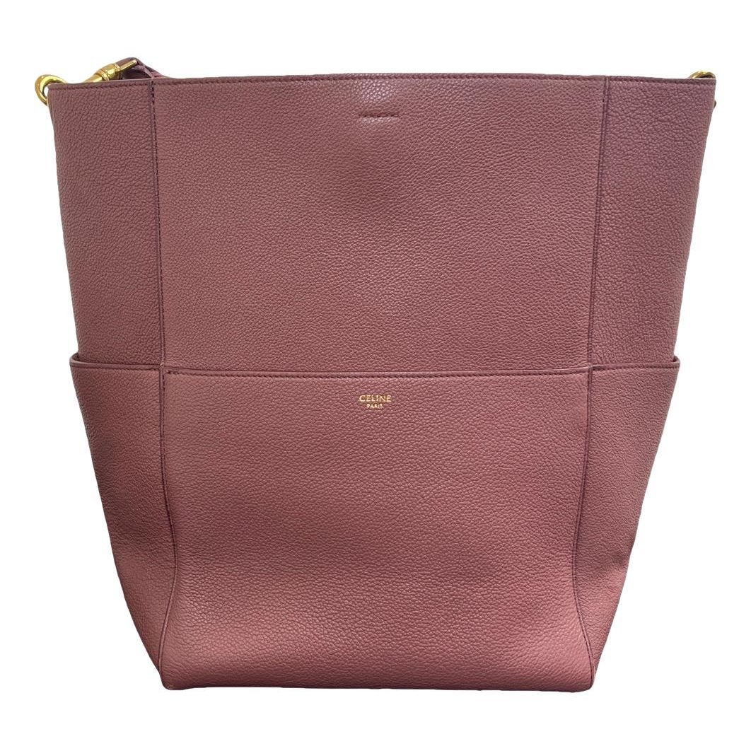 Seau Sangle leather handbag