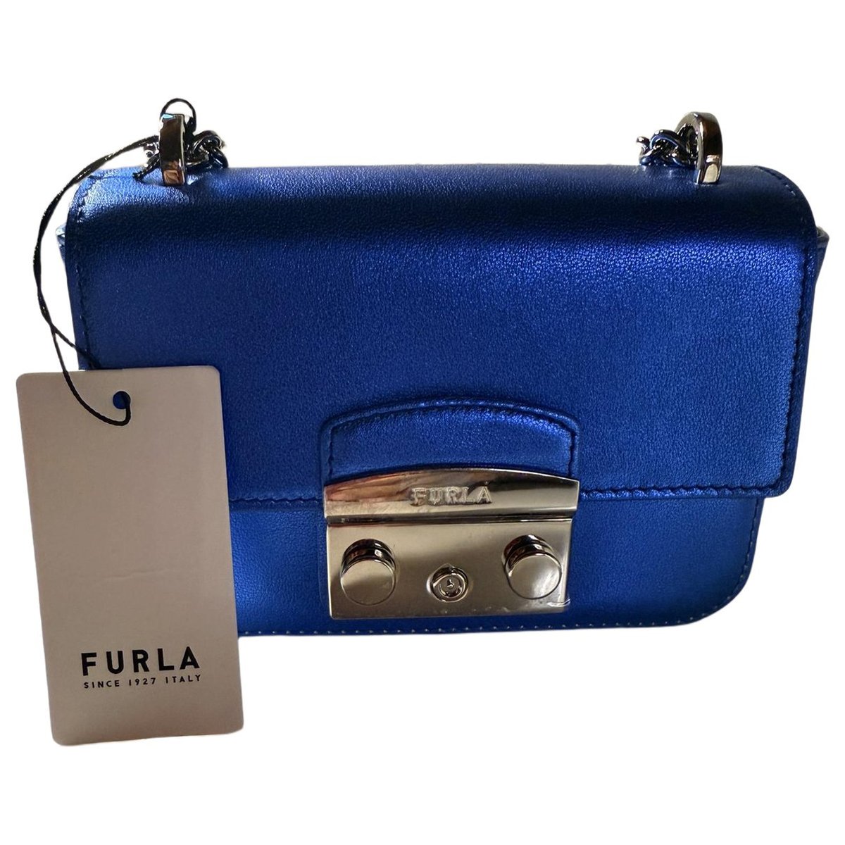 Metropolis leather crossbody bag