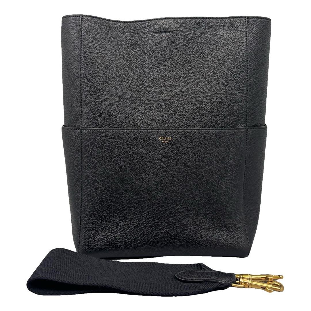 Seau Sangle leather tote