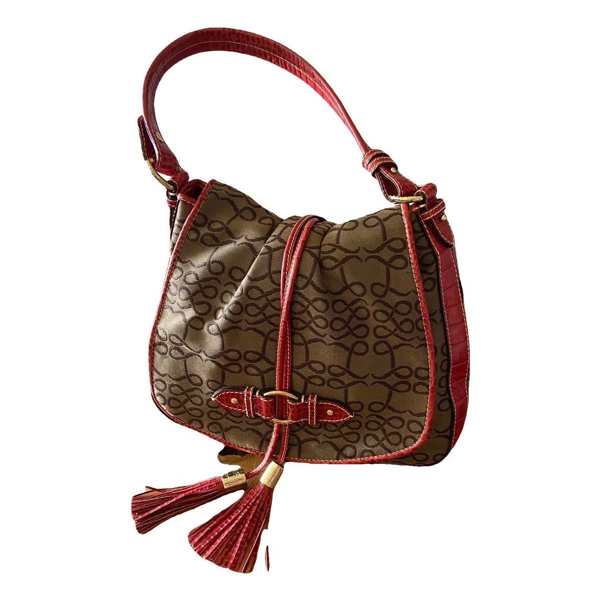 Daligramme leather handbag