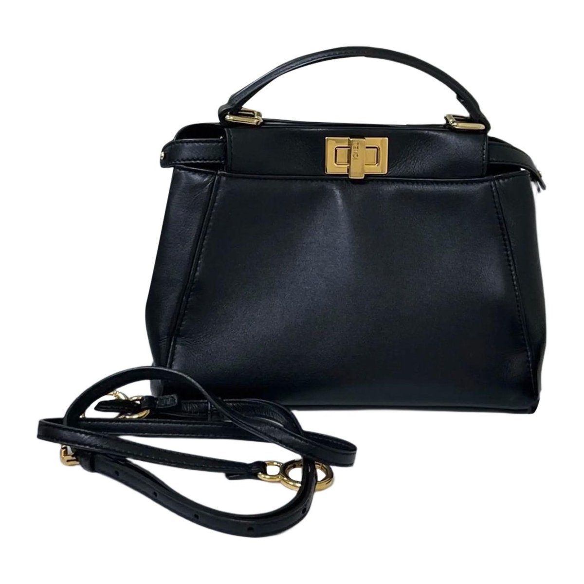 Peekaboo leather crossbody bag