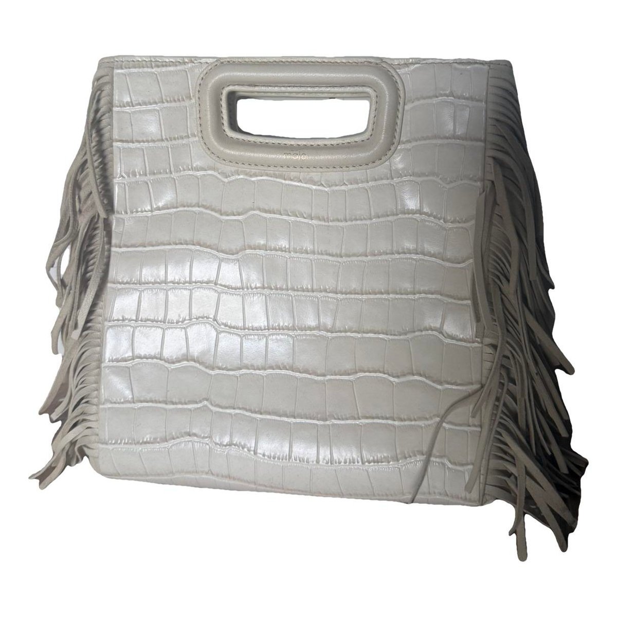 Sac M leather handbag