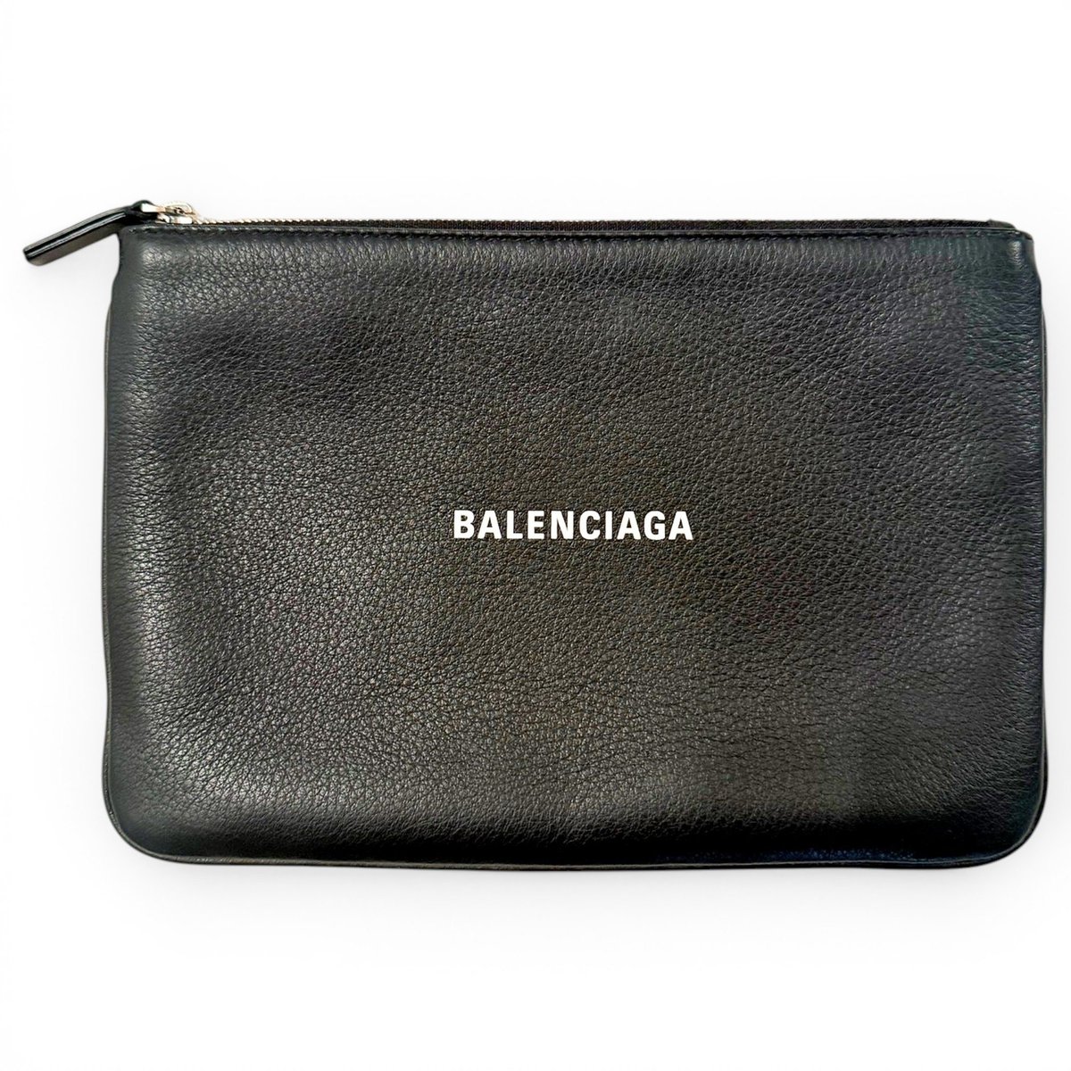 City Clip leather clutch bag