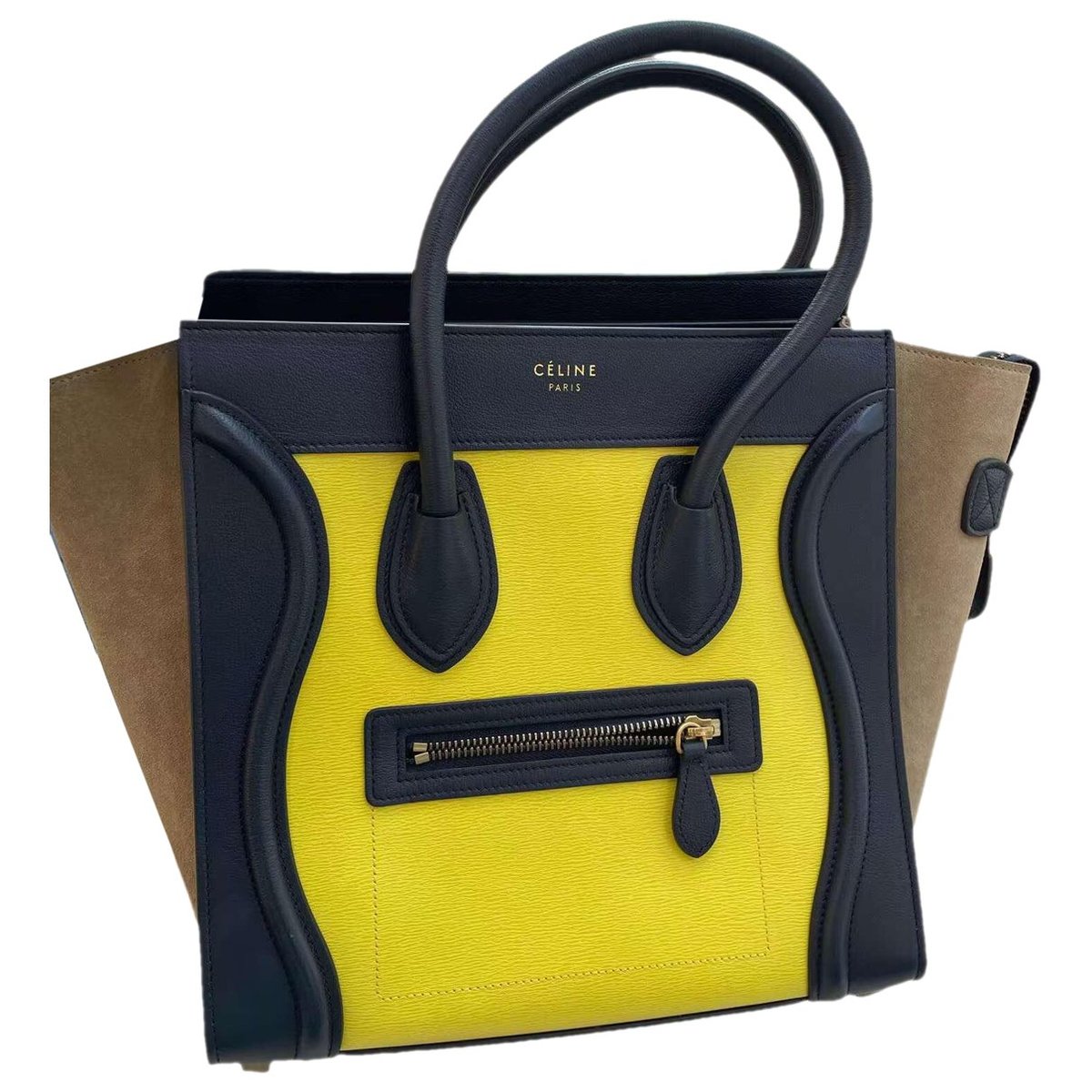 Luggage leather handbag