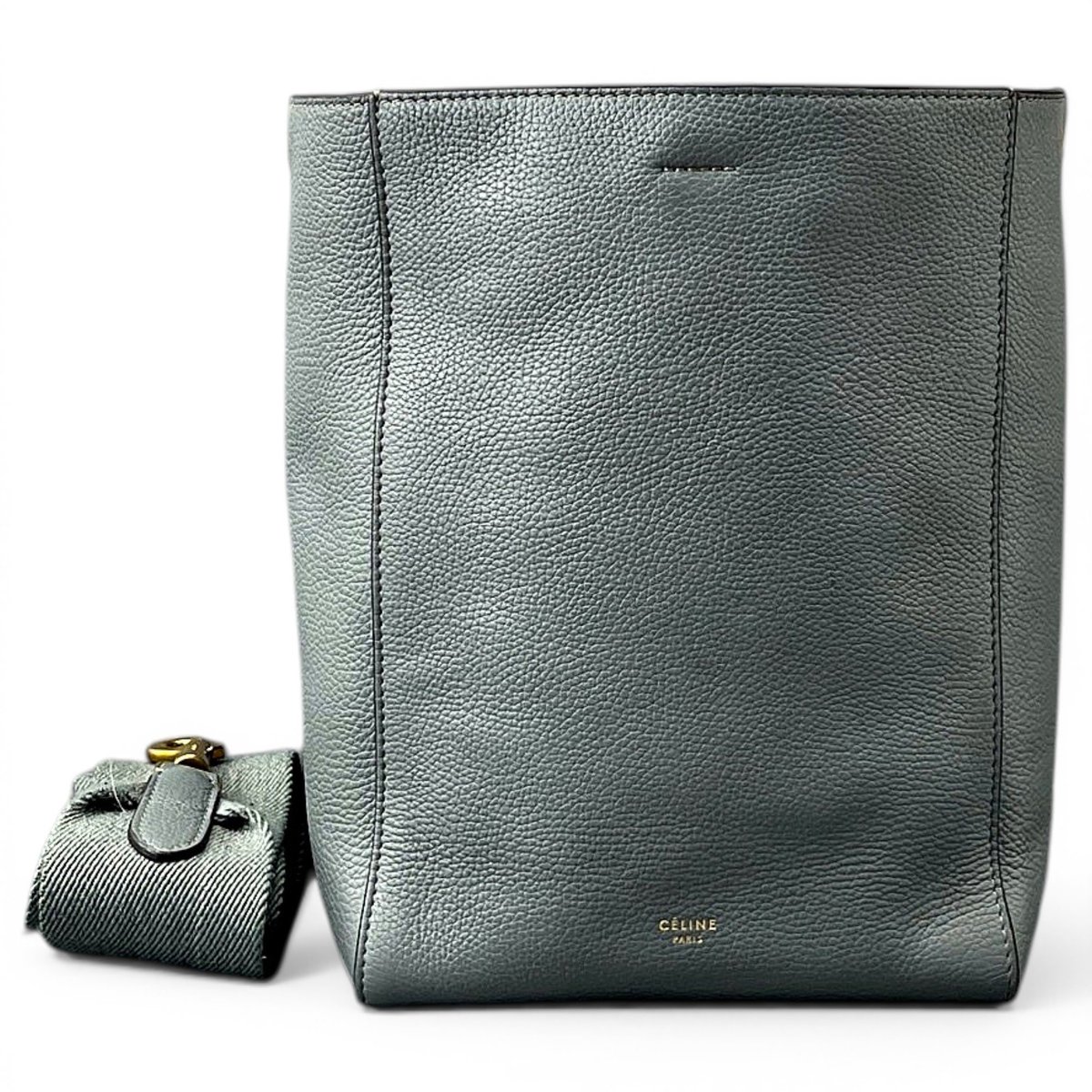 Seau Sangle leather handbag