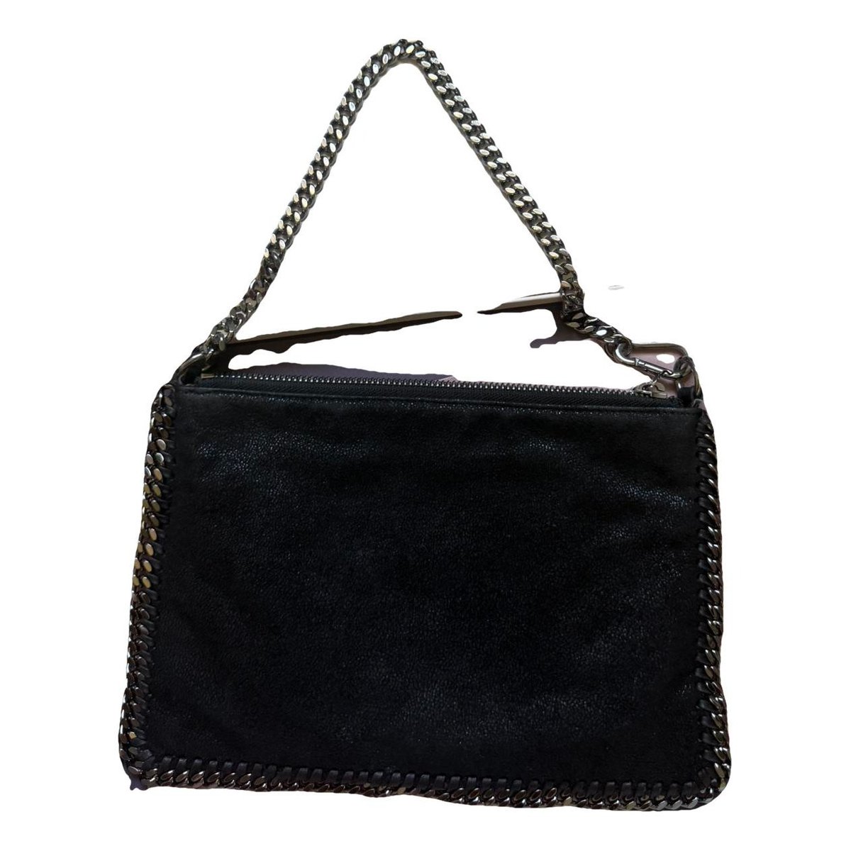 Falabella vegan leather clutch bag