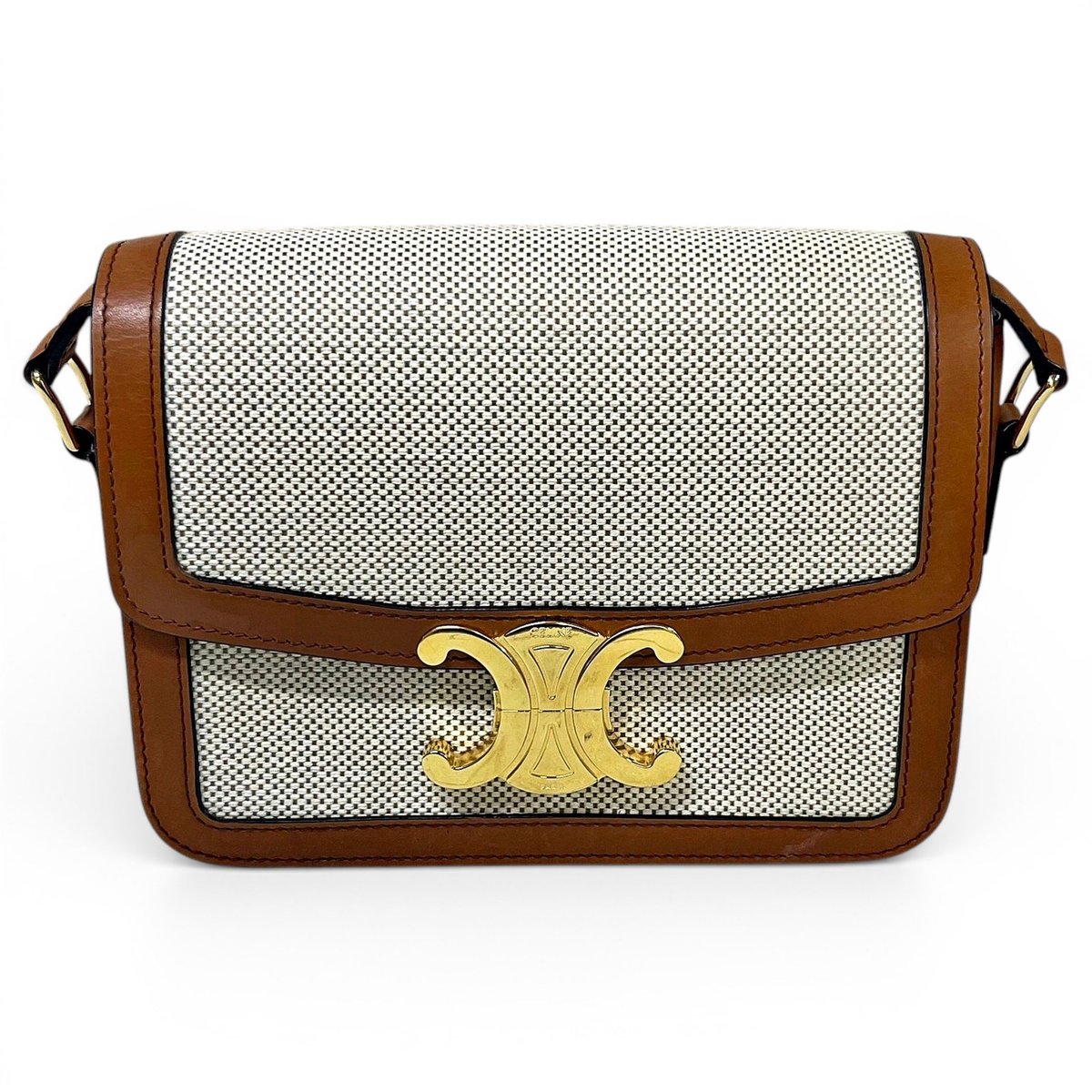Triomphe cloth handbag
