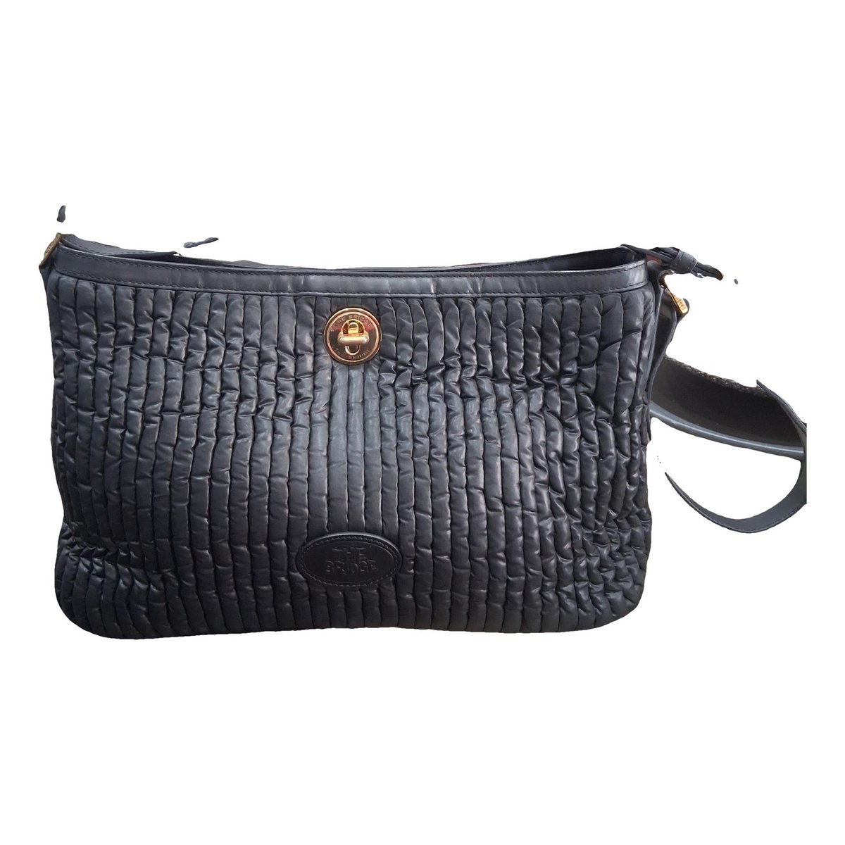 Leather clutch bag