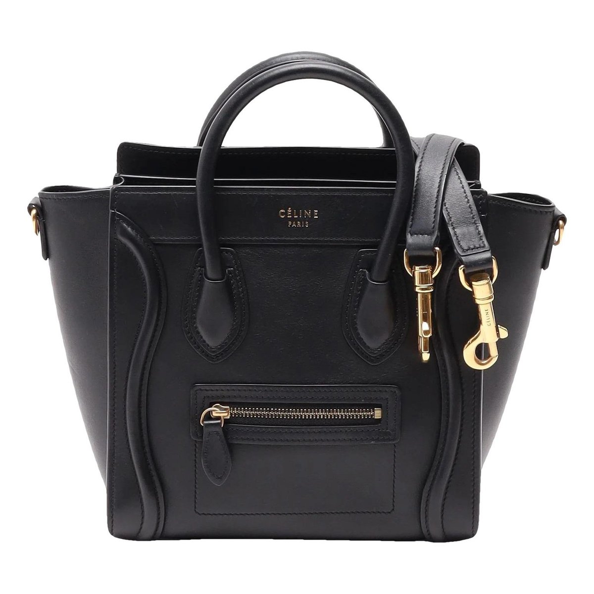 Nano Luggage leather handbag