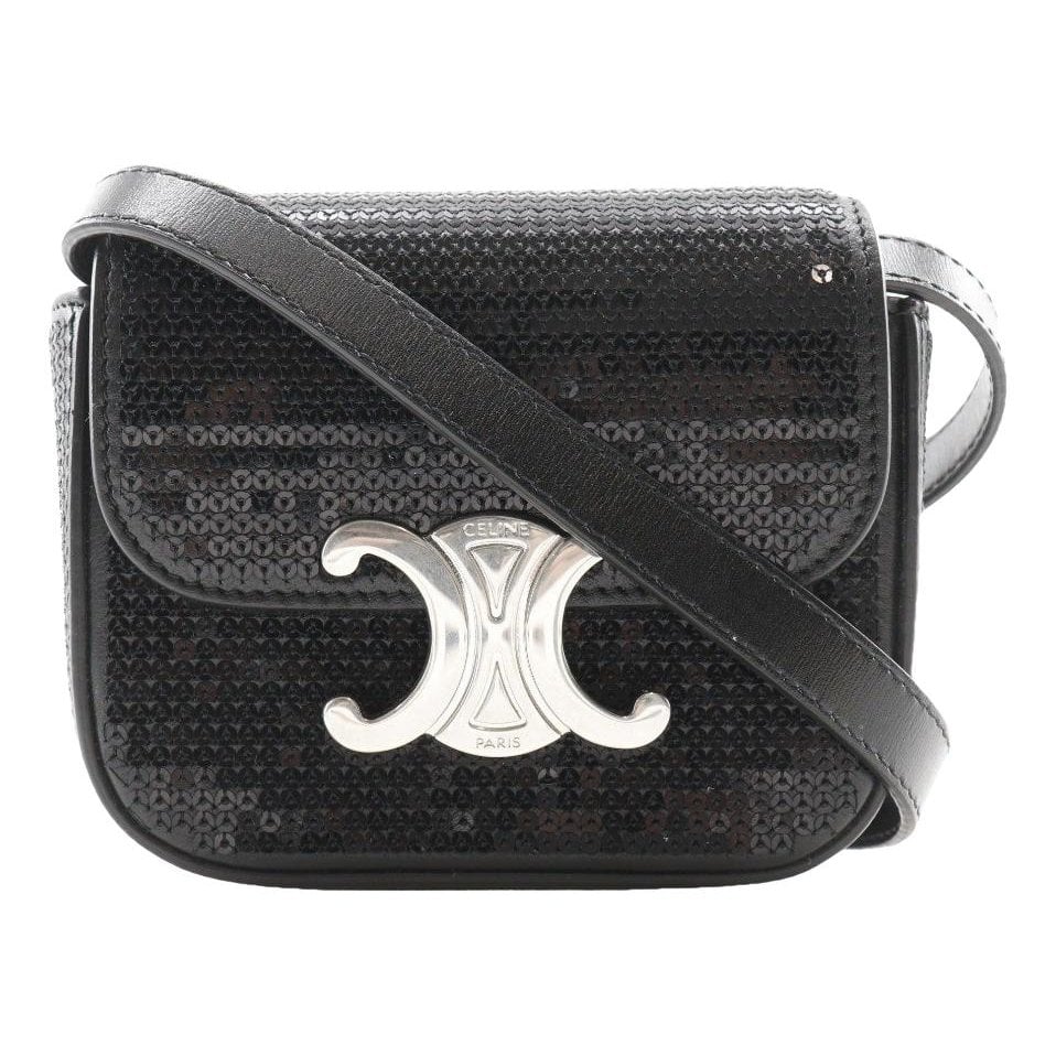 Triomphe leather handbag