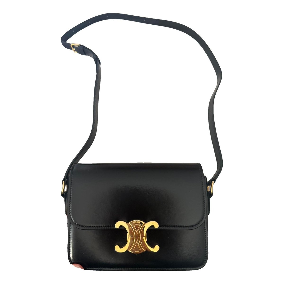 Triomphe leather handbag