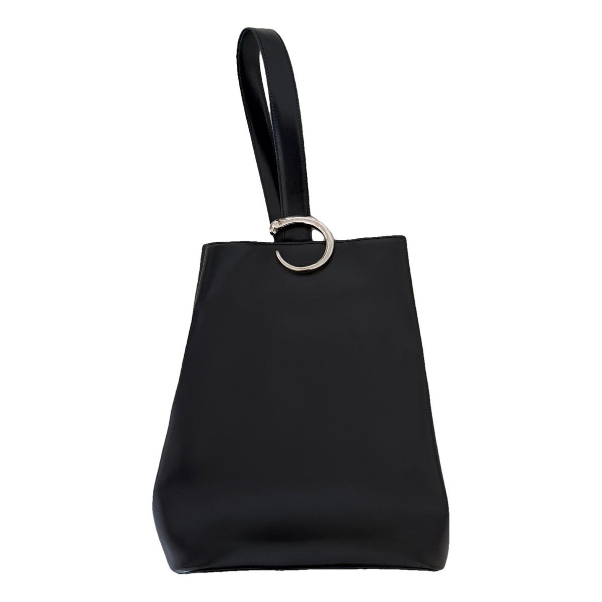 Panthère leather handbag