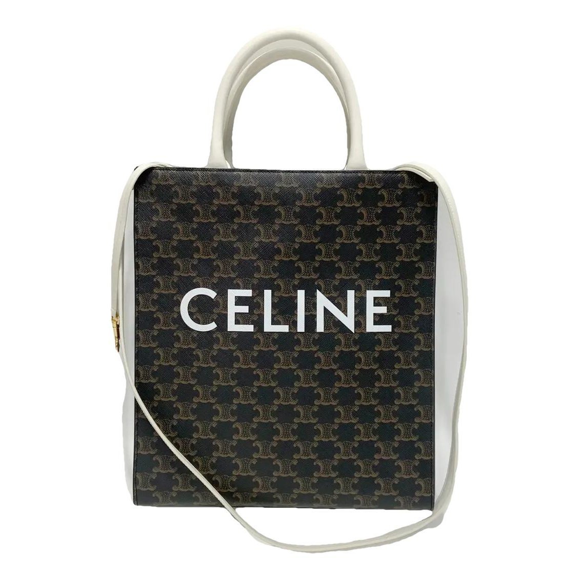 Cabas Vertical vinyl tote