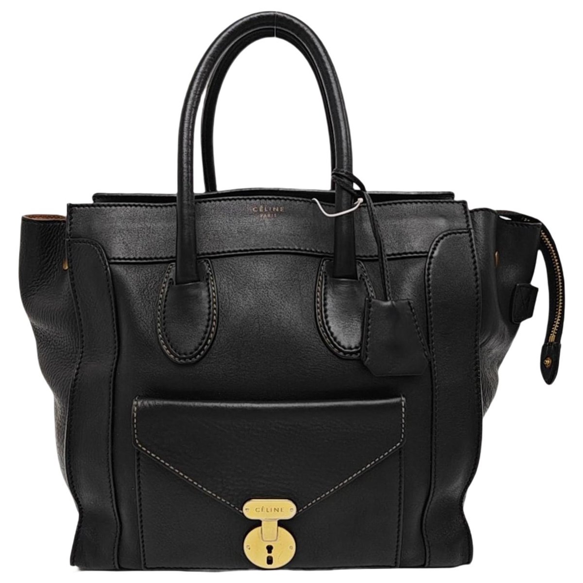 Luggage leather handbag