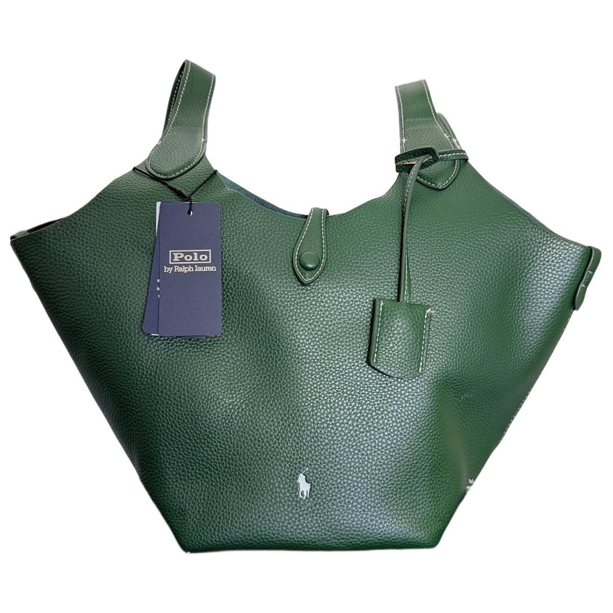 Leather tote