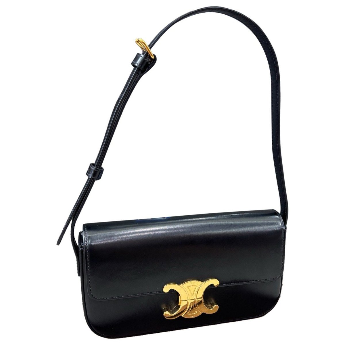 Triomphe leather handbag