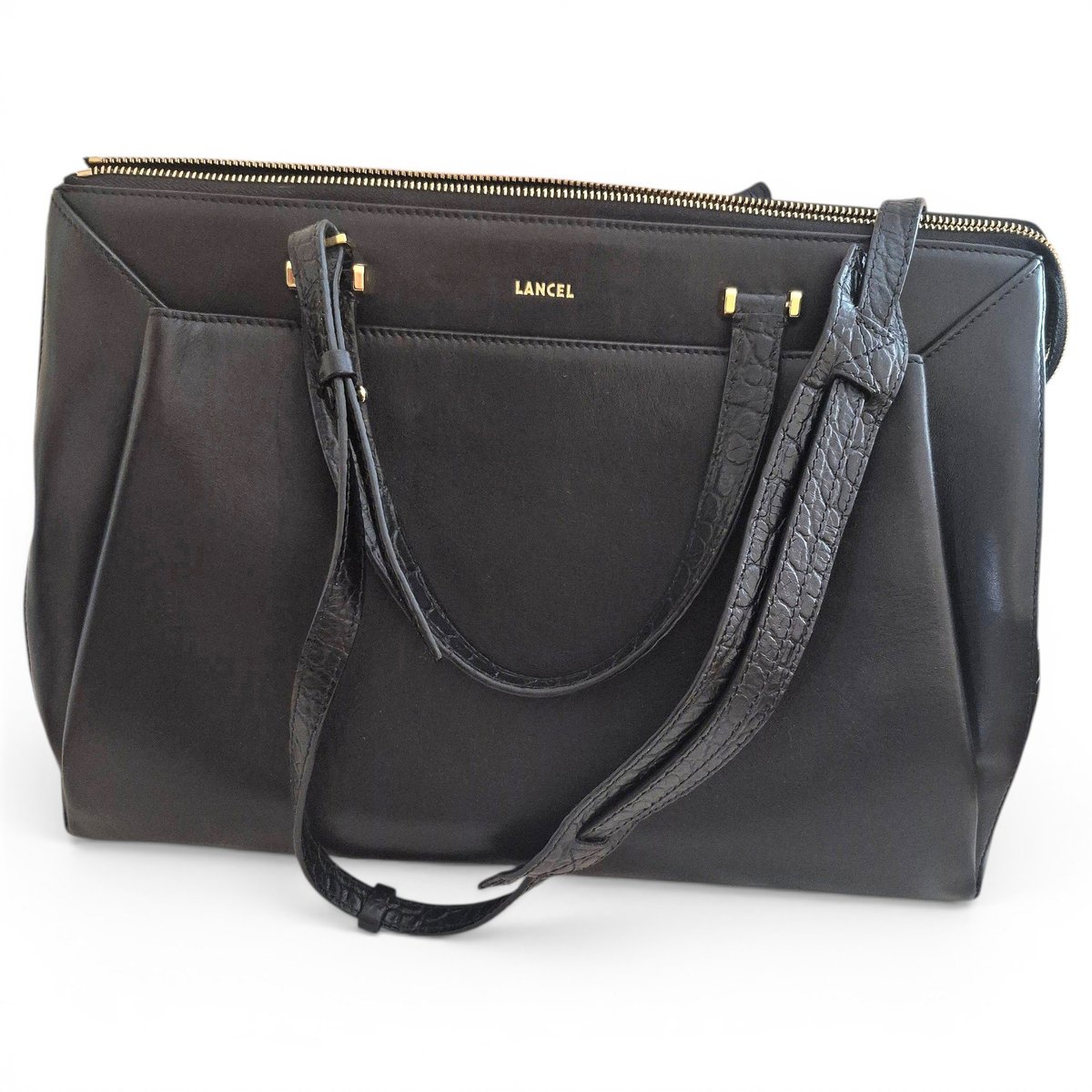 Lison leather tote