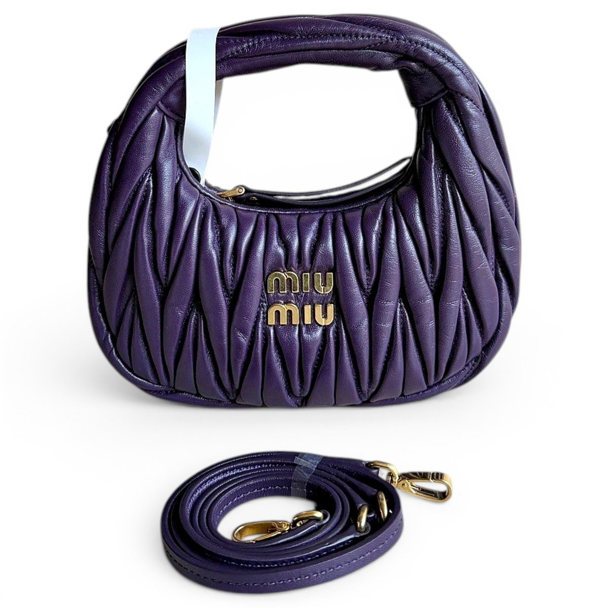 Miu Wander leather handbag