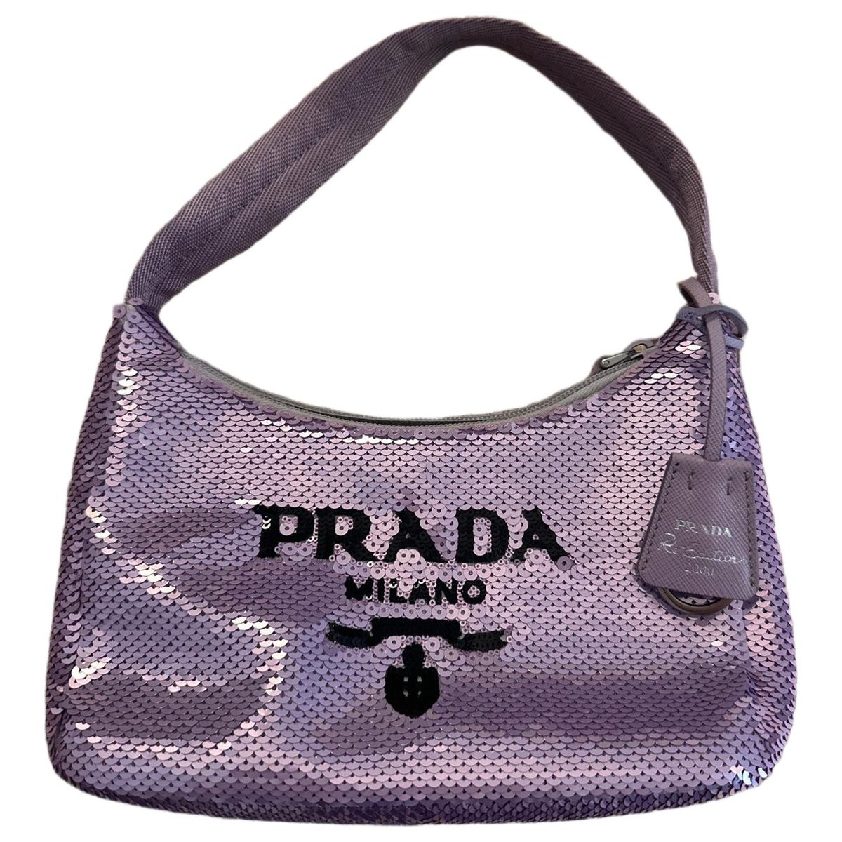 Re-Edition 2000 glitter handbag