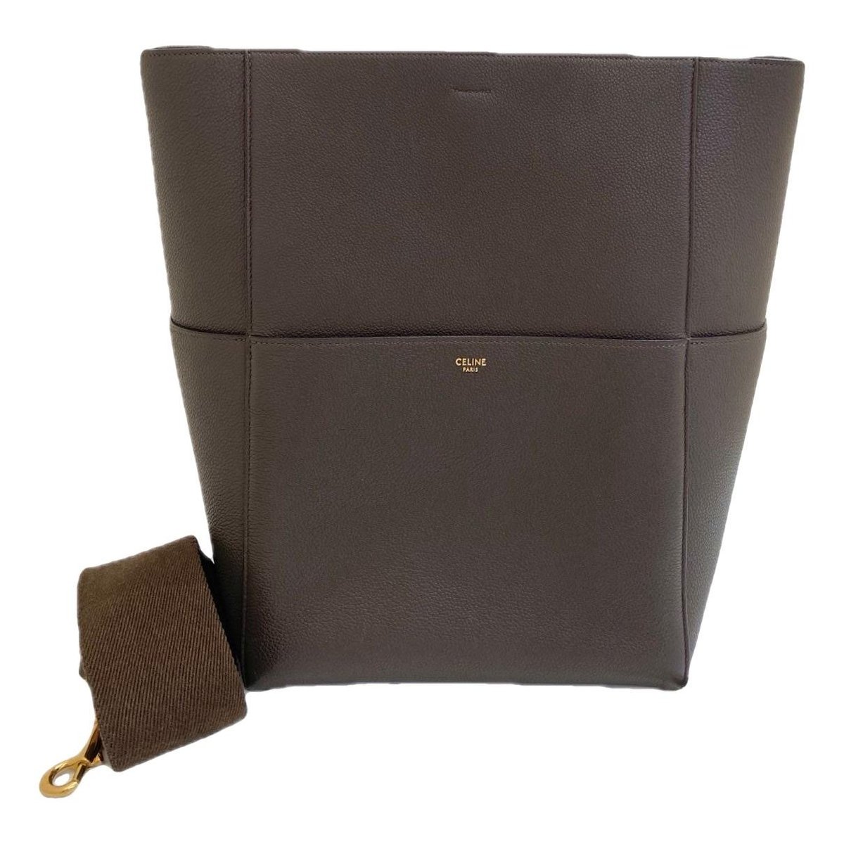 Seau Sangle leather handbag