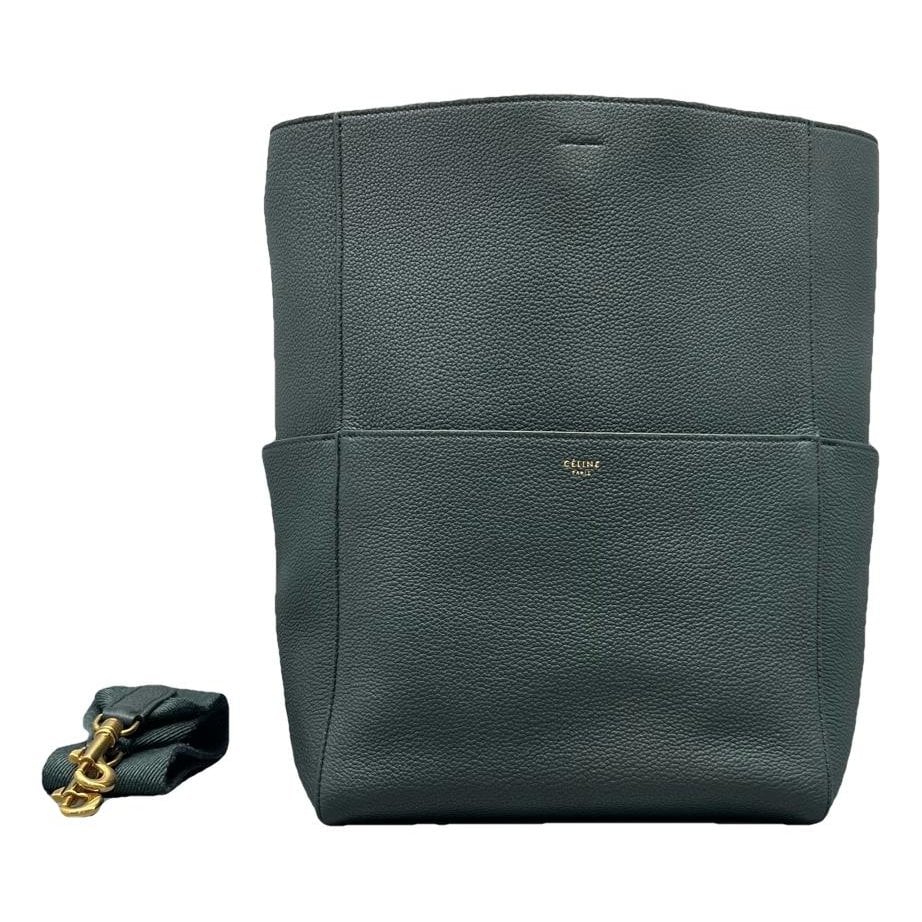 Seau Sangle leather tote