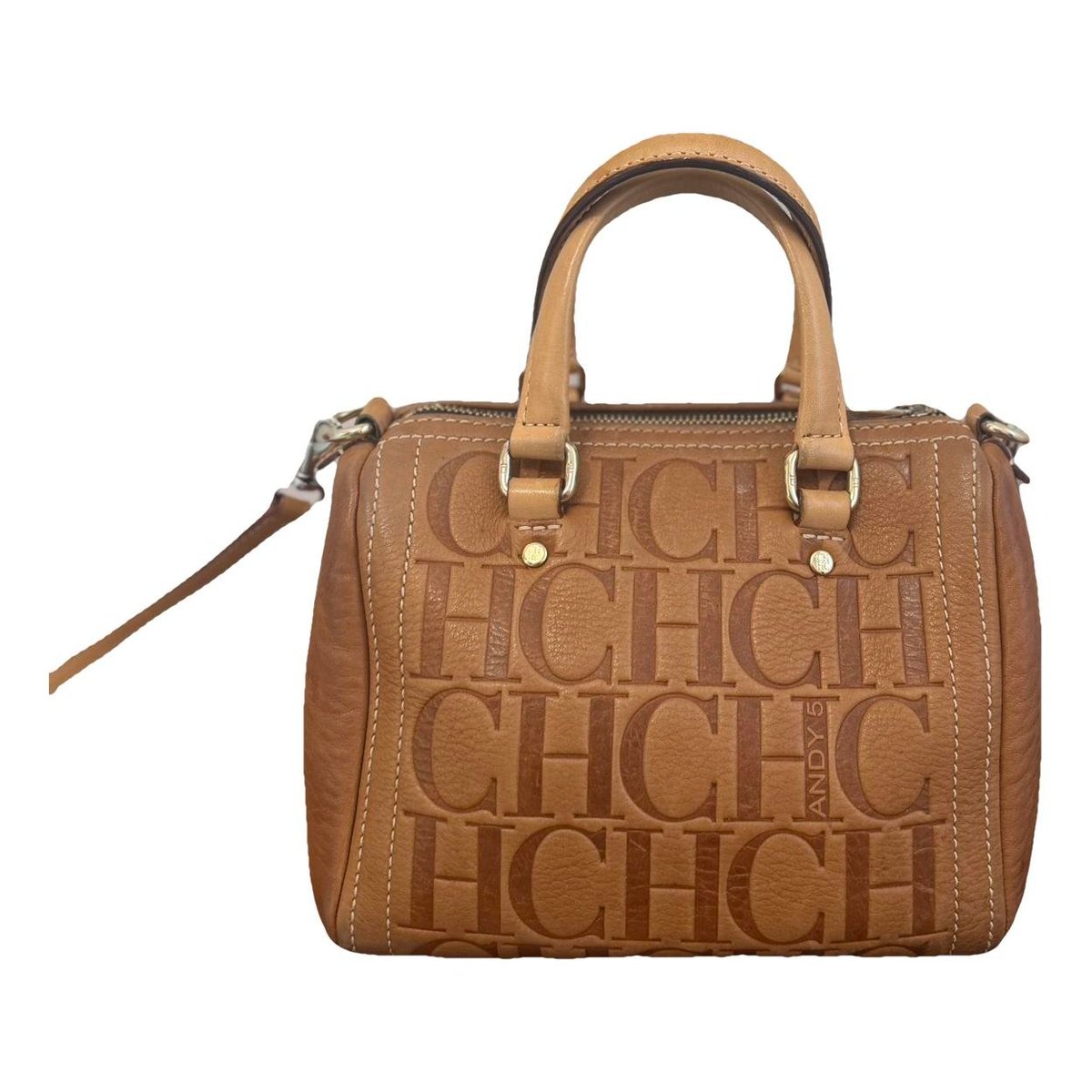 Leather clutch bag