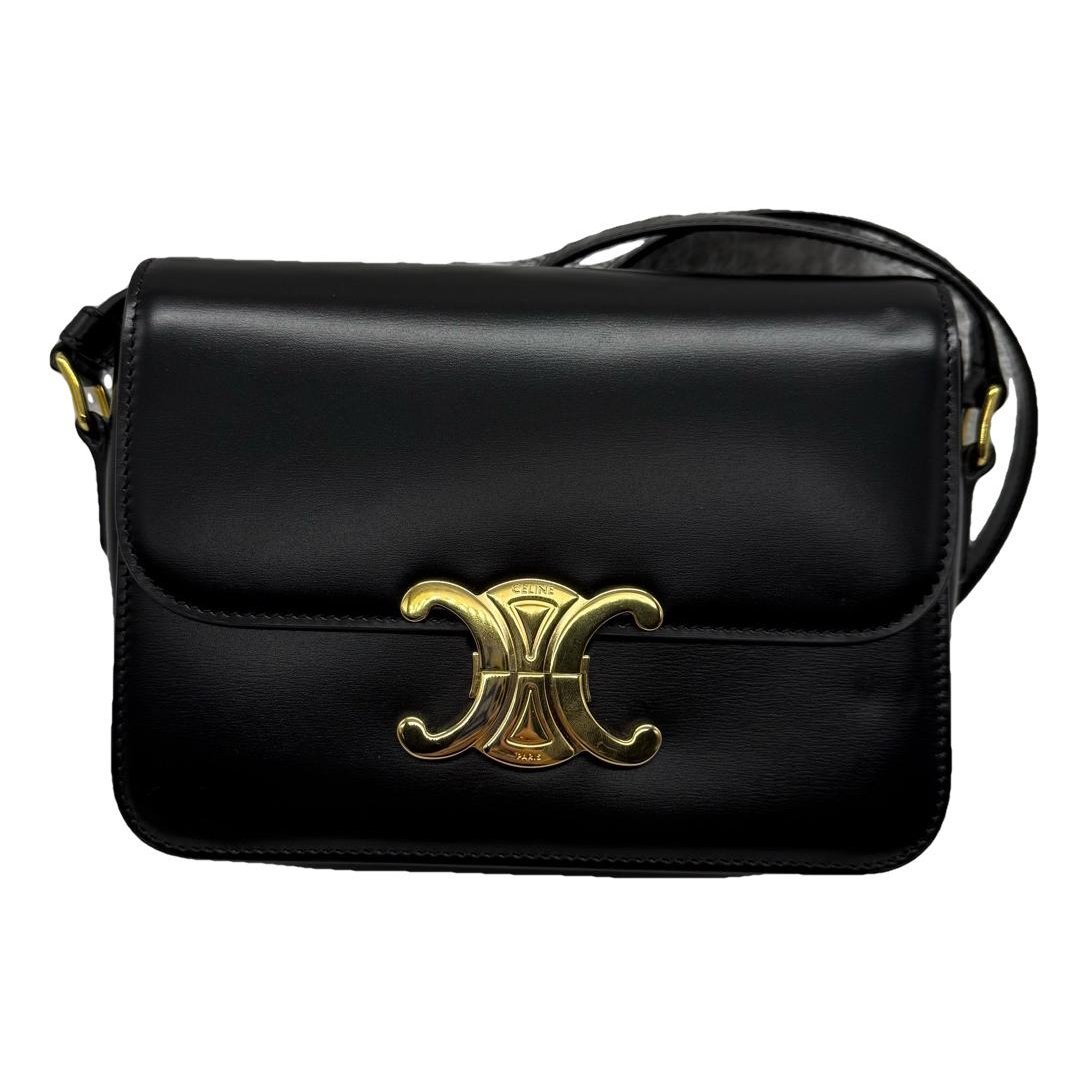 Triomphe leather handbag