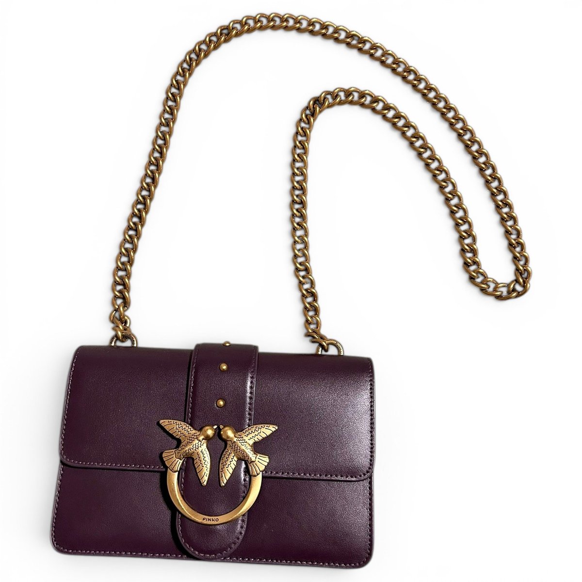 Love Bag leather clutch bag