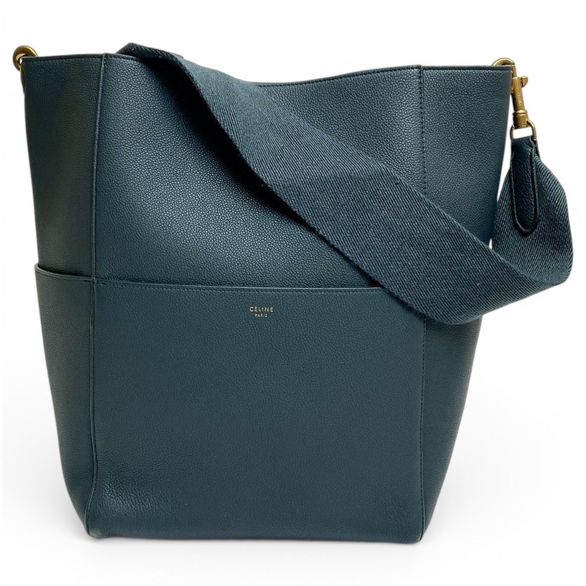 Seau Sangle leather tote
