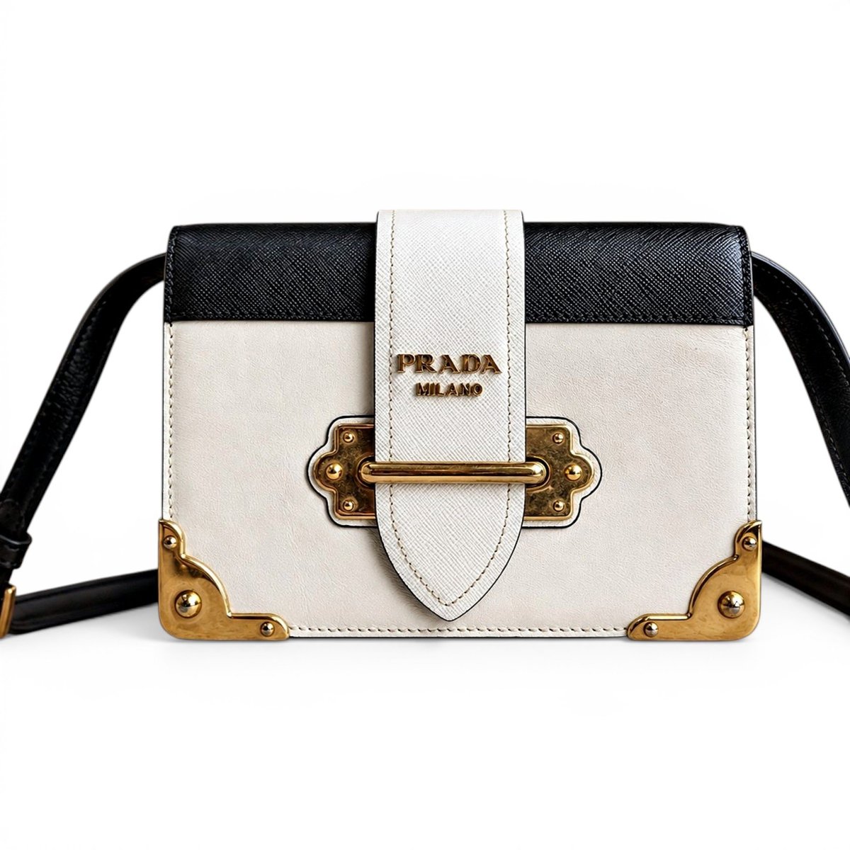 Cahier leather handbag