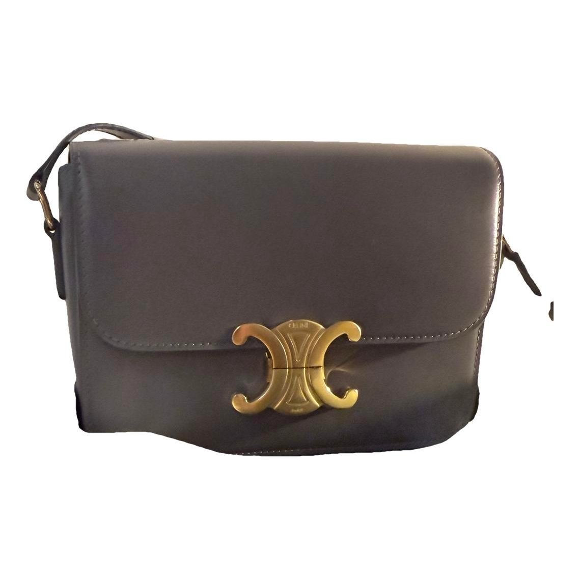 Triomphe leather handbag