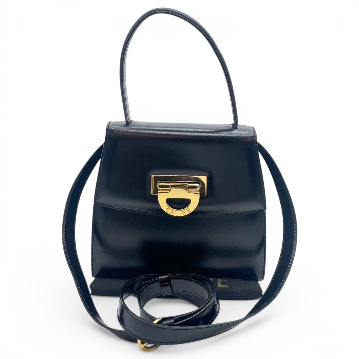 Classic leather crossbody bag