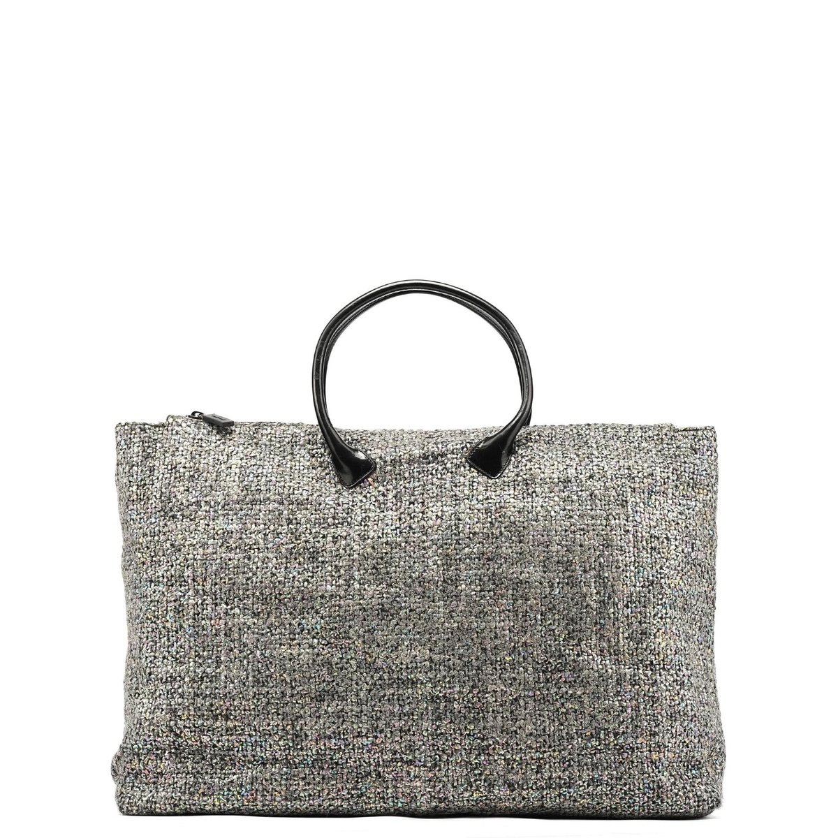 Pocket leather tote