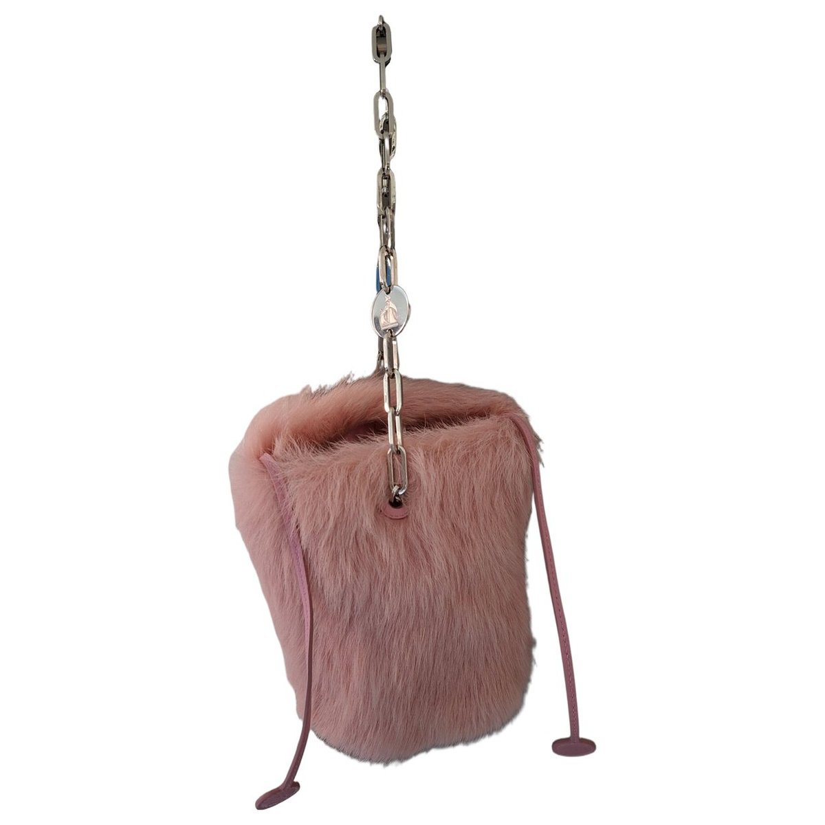 Happy faux fur mini bag