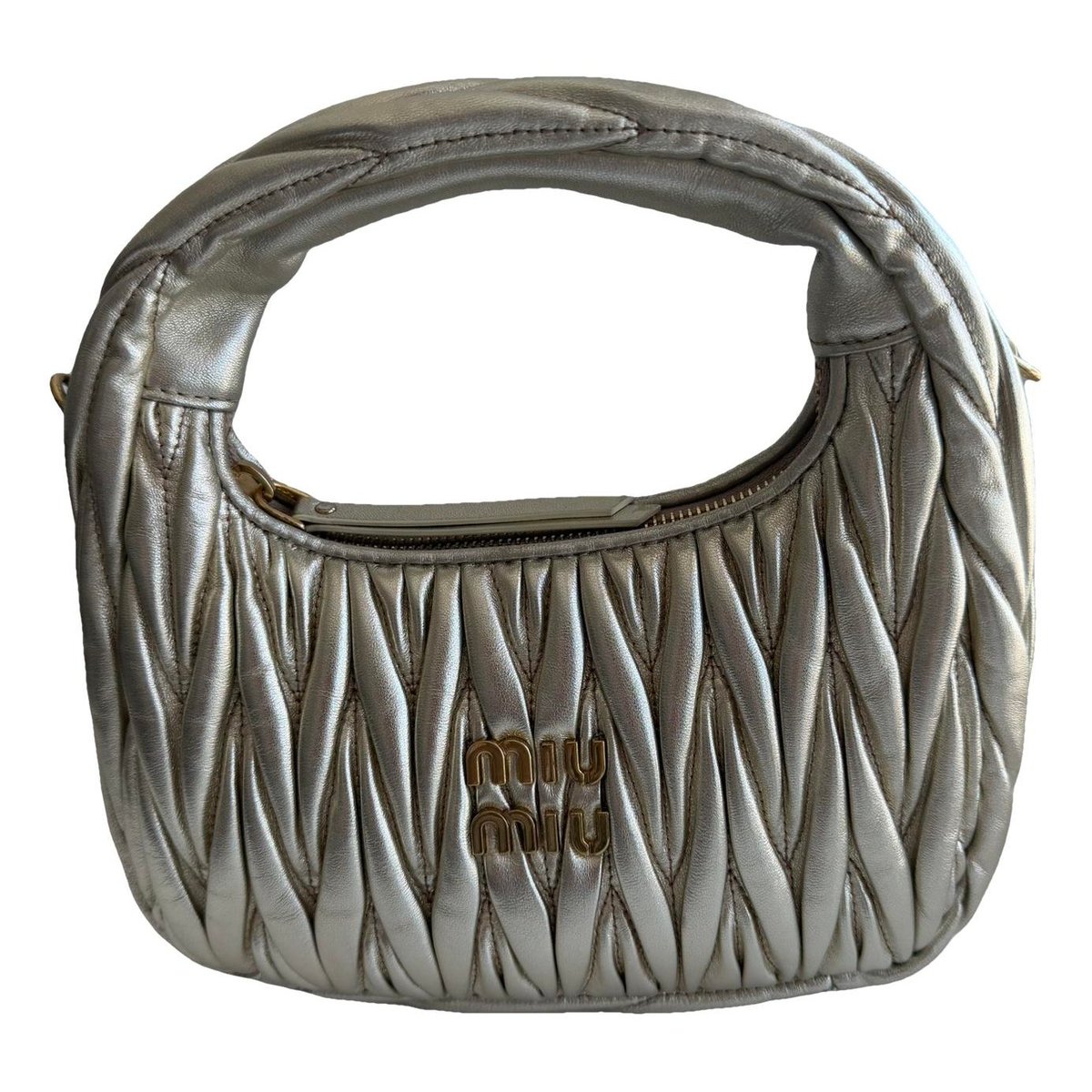 Miu Wander leather handbag