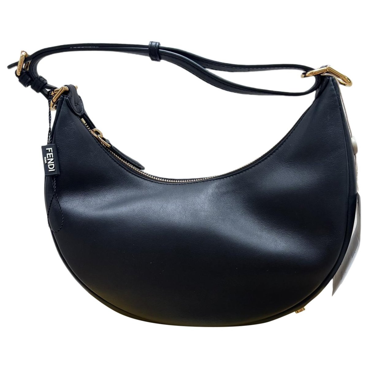 Fendigraphy leather handbag