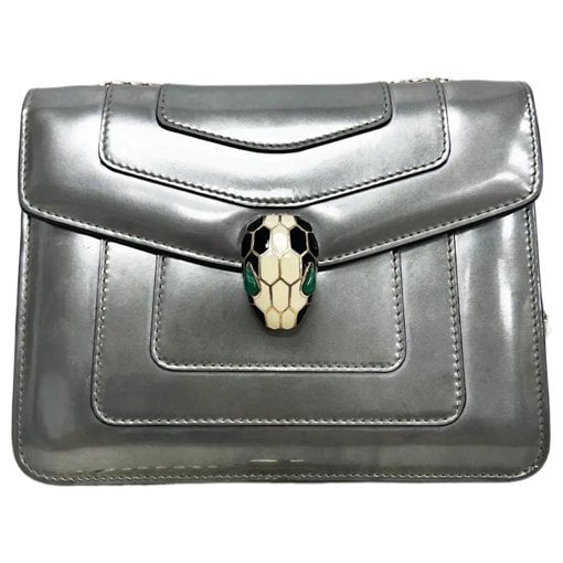 Serpenti leather handbag